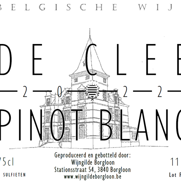PINOT BLANC De Clee 2022