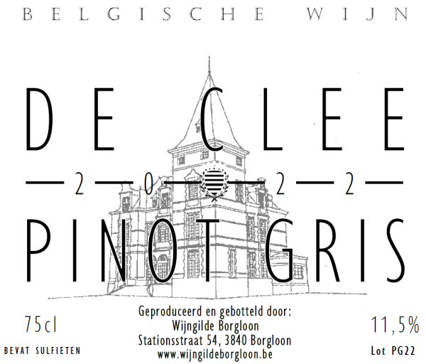 PINOT GRIS De Clee 2022