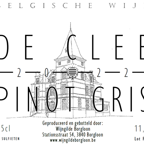 PINOT GRIS De Clee 2022
